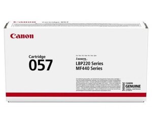 Картридж Canon 057 LBP223dw/226dw/228x/MF443dw/445dw/446x/449x Black (3009C002)