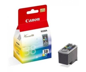 Картридж Canon CL-38, Color, iP1800/1900/2500/2600, MP140/190/210/220/470, MX300/310, 9 мл (2146B005)