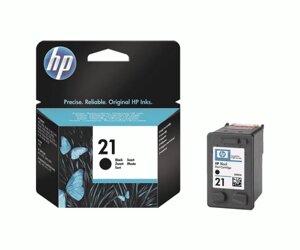 Картридж HP №21 (C9351AE), Black, Deskjet 3920/3940, D1360/D1460/D2330/D2360/D2460, F380/F4180, 150 стор/5 мл