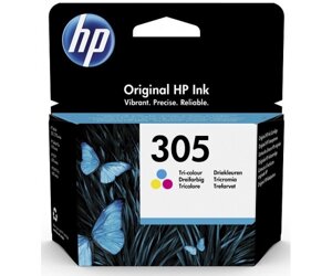 Картридж HP №305 (3YM60AE), Color, DeskJet 2320/2710/2720/2721/2723, DeskJet Plus 4120/4122/4130, 100 стор