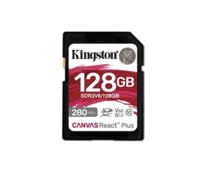 Kingston карта пам'яті SD 128GB C10 UHS-II U3 R280/W100MB/s