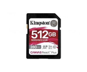 Kingston карта пам'яті SD 512GB C10 UHS-II U3 R280/W150MB/s