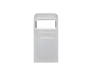 Kingston Накопичувач 128GB USB 3.2 Gen1 DT Micro R200MB/s Metal