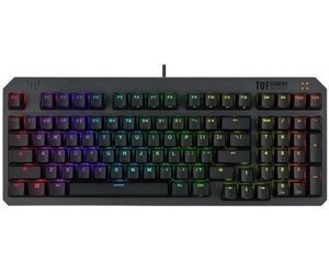 Клавiатура asus TUF gaming K3 gen II opti-mech RGB 97key switches ABS black (90MP0390-BKMA00)