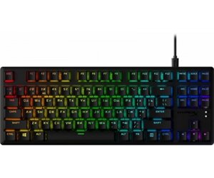 Клавіатура HyperX Alloy Origins Core PBT Red RGB Black (639N7AA)