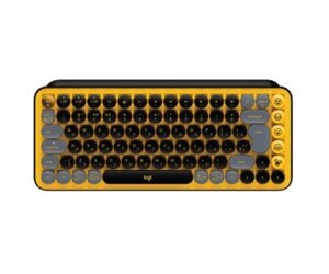 Клавіатура Logitech POP Keys Wireless Mechanical Keyboard UA Blast Yellow (920-010735)