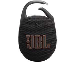 Колонка портативна 1.0 JBL Clip 5 Black, 7B, Bluetooth, живлення від акумулятора, IP67 водонепроникна