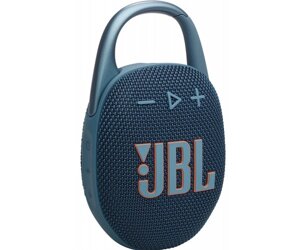 Колонка портативна 1.0 JBL Clip 5 Blue, 7B, Bluetooth, живлення від акумулятора, IP67 водонепроникна