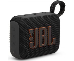 Колонка портативна 1.0 JBL Go 4 Black, 4.2 Bт, Bluetooth, живлення від акумулятора, IPX7 водонепроникна (JBLGO4BLK)