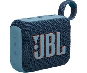 Колонка портативна 1.0 JBL Go 4 Blue, 4.2 Bт, Bluetooth, живлення від акумулятора, IPX7 водонепроникна (JBLGO4BLU)