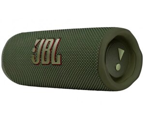 Колонка портативна 2.0 JBL Flip 6, Green, 30 Bт, Bluetooth, живлення від акумулятора, 4800 mAh, IPX7 водонепроникна