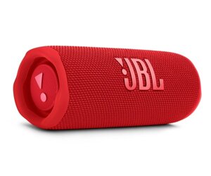 Колонка портативна 2.0 JBL Flip 6, Red, 30 Bт, Bluetooth, живлення від акумулятора, 4800 mAh, IPX7 водонепроникна