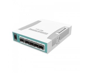 Комутатор керований 3 рівня Mikrotik Cloud Router Switch (CRS106-1C-5S)