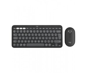 Комплект (клавіатура, миша) бездротовий Logitech Pebble 2 Combo Graphite (920-012239)