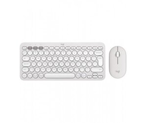 Комплект (клавіатура, миша) бездротовий Logitech Pebble 2 Combo White (920-012240)