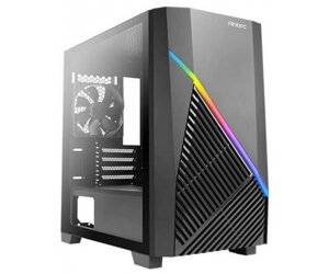 Корпус Antec DRACO 10 Black, Mini Tower, без БЖ, для Micro ATX/Mini ITX, 2xUSB 3.0, 1x120 мм Fan, бічна панель із