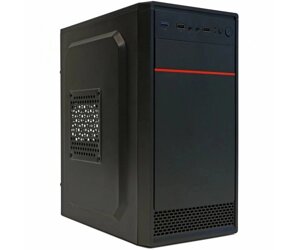 Корпус casecom GN-1714 450W-120mm USB 3.0 matx, black