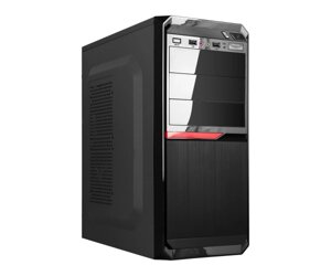 Корпус LogicPower 2111 Black, 400 Вт, Mid Tower, ATX / Micro ATX / Mini ITX, 2xUSB 2.0, 1xUSB 3.0, 350x175x410 мм