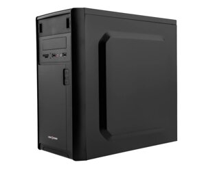 Корпус LogicPower 6103 Black, 400 Вт, Mini Tower, Micro ATX / Mini ITX, 2xUSB 2.0, 1x80 Fan