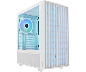 Корпус modecom breeze WHITE USB 3.0x2 USB-cx1 ARGB 4x140mm fans без бж ATX