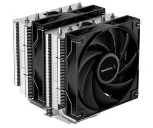 Кулер для процесора Deepcool AG620, алюміній, 2x120 мм, для Intel 115x/1200/1700/775, AMD AMx/FMx