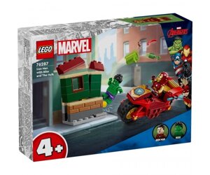 LEGO Конструктор Marvel Залізна Людина на мотоциклі Галк