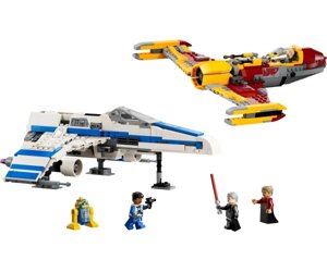 LEGO Конструктор Star Wars Винищувач Нової Республіки «E-Wing» проти Зоряного винищувача Шин Хаті