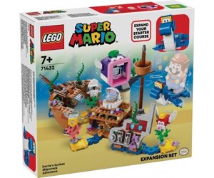 LEGO Конструктор Super Mario Пригоди Dorrie на затонулому кораблі. Додатковий набір