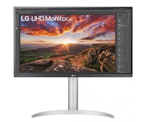 LG монітор 27 27UP850N-W 2xhdmi, DP, USB-C, MM, IPS, 3840x2160, DCI-P3 95%freesync, pivot, HDR400