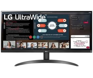 LG монітор 29 29WP500-B 2xhdmi, audio, IPS, 2560x1080, 21:9, srgb99%freesync, HDR10