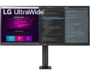 LG монітор 34 34WN780-B 2xhdmi, DP, USB, audio, IPS, 3440x1440, 21:9, srgb 99%freesync, HAS, HDR10