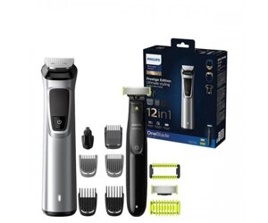 Машинка для стрижки + триммер Philips Multigroom series 9000 12in1 MG9710/90