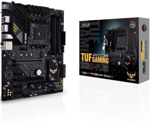 Мат. плата AM4 (B550) asus TUF gaming B550-PLUS, B550, 4xddr4, crossfire, int. video (CPU), 6xsata3, 2xm. 2, 1xpci-E