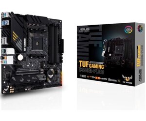 Мат. плата AM4 (B550) asus TUF gaming B550M-PLUS, B550, 4xddr4, crossfire, int. video (CPU), 4xsata3, 2xm. 2, 1xpci-E