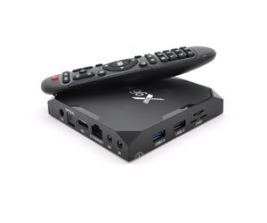 Медіа приставка X96-Max Plus6 4 / 32G Smart TV Box (Android 9.0, ОЗУ 4 Гб, 32Гб вбудованої пам'яті, 4-х ядерний