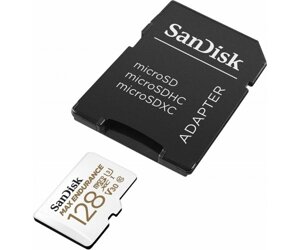 MicroSDXC (UHS-1 U3) SanDisk Max Endurance 128Gb class 10 V30 (100Mb/s) (adapterSD)