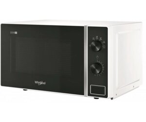 Мікрохвильова піч Whirlpool MWP 101 W, White, 700W, 20 л, 6 рівнів потужності, керування поворотні перемикачі, діаметр