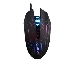 Миша A4Tech X77 USB X7 Game Oscar Neon mouse, Optical, 2400 dpi, Black