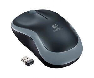 Миша Logitech M185, Gray/Black, USB, бездротова, оптична, 1000 dpi, 3 кнопки, 1xAA (910-002238)