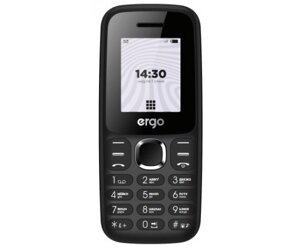 Мобільний телефон ERGO B184 Dual Sim Black (6854555)