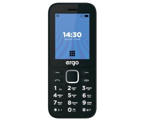 Мобільний телефон ERGO E241 Dual Sim Black (6716239)