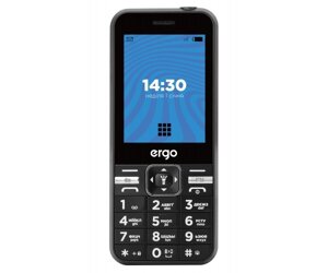 Мобільний телефон ERGO E281 Dual Sim Black (6653749)