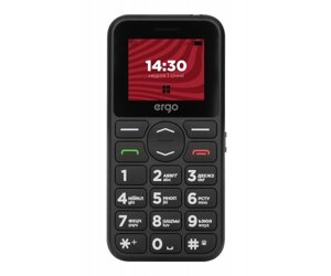 Мобільний телефон ERGO R181 Dual Sim Black (6653747)