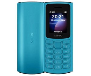 Мобільний телефон Nokia 105 Dual SIM (TA-1557) Cyan (6890062)