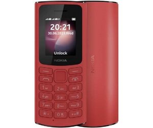 Мобільний телефон Nokia 105 Dual SIM (TA-1557) Red (6890063)