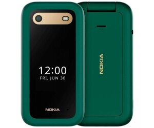 Мобільний телефон Nokia 2660 Flip Green (1GF011PPJ1A05)