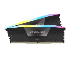 Модуль пам`ятi DDR5 2x24GB/6000 corsair vengeance RGB black (CMH48GX5m2E6000C36)