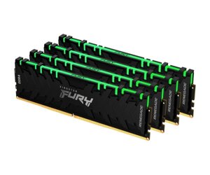 Модуль пам`яті DDR4 4x8GB/3600 Kingston Fury Renegade RGB (KF436C16RBAK4/32)