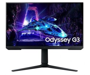 Монітор 24 Samsung Odyssey G3, Black, WLED, VA, 1920x1080 (16:9), 1 мс, 180 Гц, 250 кд/м²3000:1, 178°178°HDMI/DP,