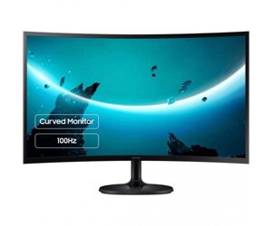 Монiтор samsung 24 essential S3 LS24D360 (LS24D360gaixci) VA black curved 100hz